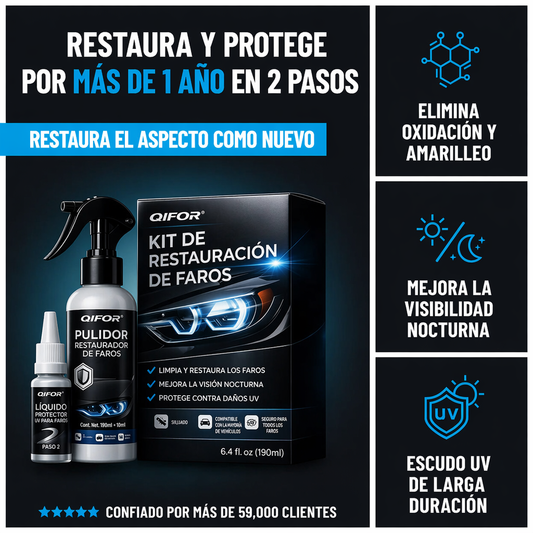 Kit de restauración de faros