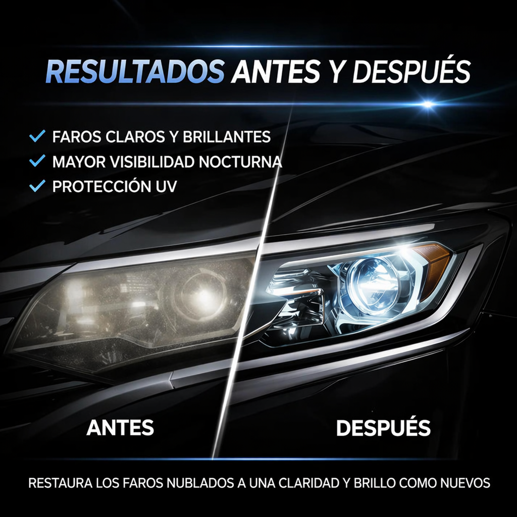 Kit de restauración de faros