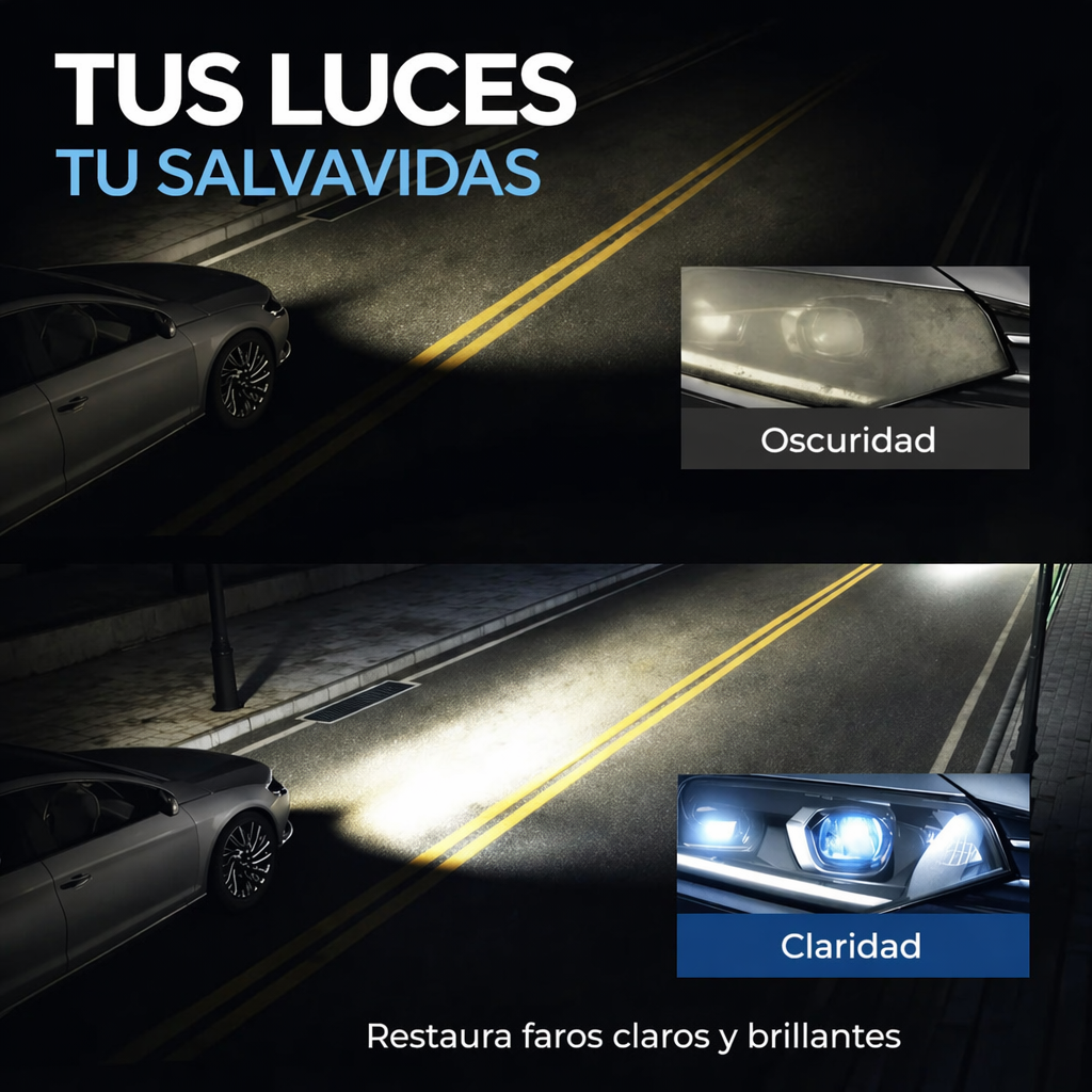 Kit de restauración de faros